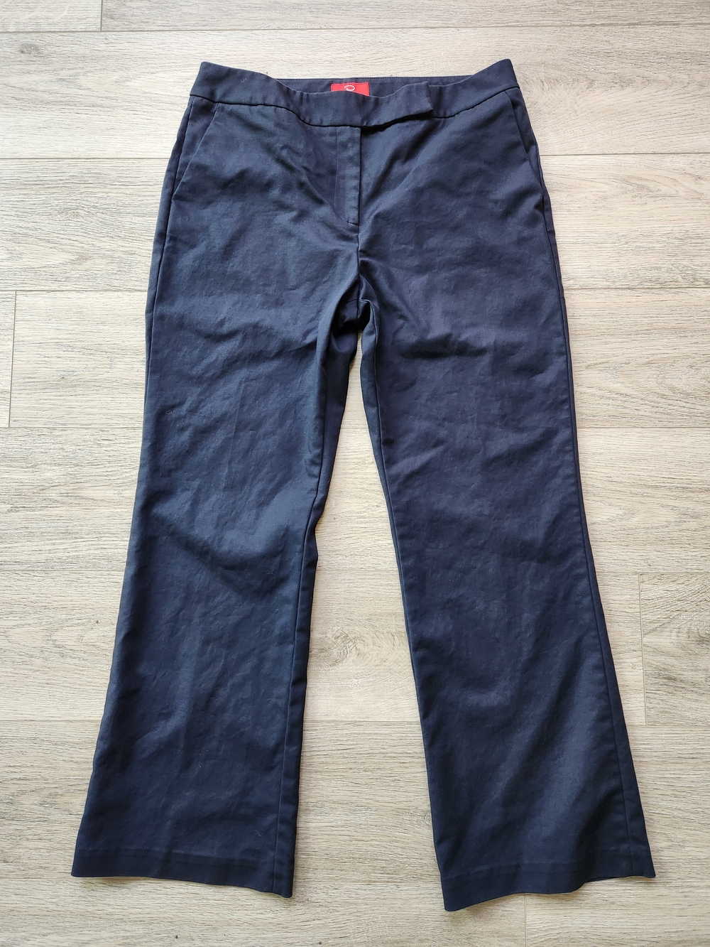 Oscar An Oscar De La Renta Company Navy Blue Trouser Pants Womens 12